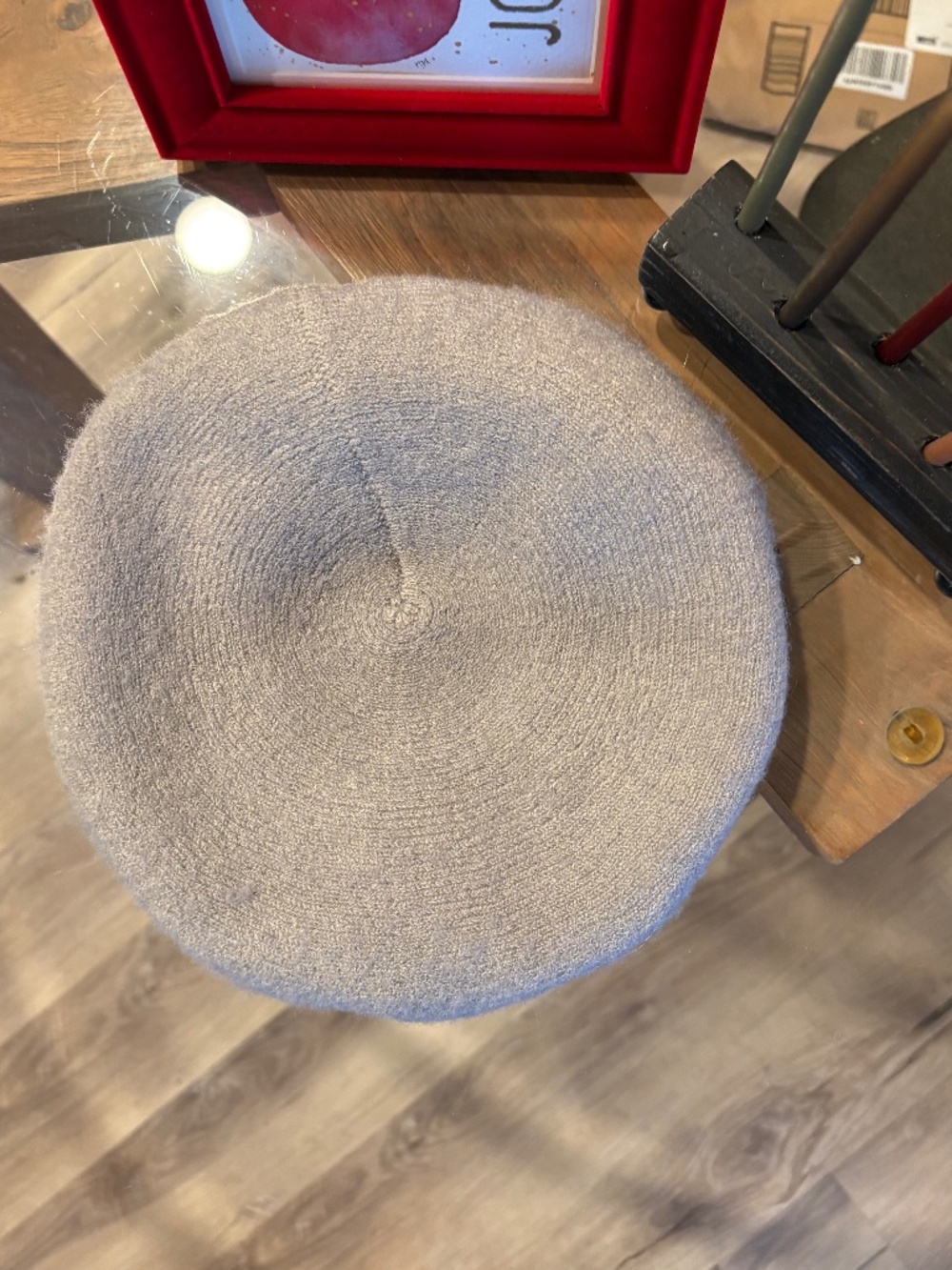 NWOT Adora Gray Beret Hat – Classic French Style
